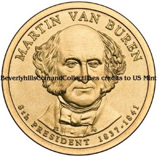 2008 Martin Van Buren President Dollar Philadelphia Denver Position B 