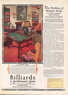 1926 Brunswick Balke Collender Billiard Pool Table Ball
