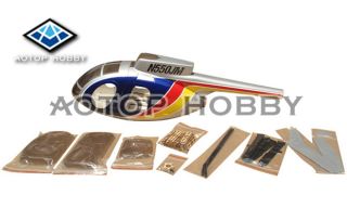  Hughes MD500 BRY E 450 rc scale fuselage for ALIGN T 