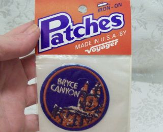 NEW Sew On Patch BRYCE CANYON   by Voyager   NEW