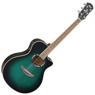 Yamaha APX500II Oriental Blue Burst Thinline Acoustic/Electric Guitar