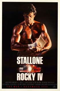 Rocky IV 1985 Orig US One Sheet Movie Poster Stallone