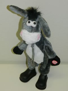 Dancing Singing Donkey Plush Animal Toy with Cloth