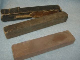 Antique Razor Strop Bucklin Howland Leather Wood Old Sharpening Honing 