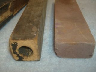 Antique Razor Strop Bucklin Howland Leather Wood Old Sharpening Honing 