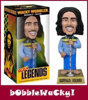 Funko BOB MARLEY Buffalo Soldier Reggae Exodus Wacky Wobbler bobble 