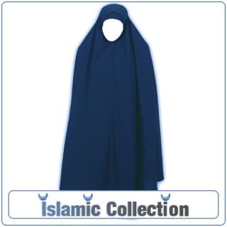Blue Extra L Khimar 57in Hijab Abaya Niqab Jilbab Viel
