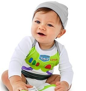 New Toy Story Buzz Lightyear Baby Onesie Costume Infant Bodysuit 