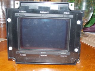 88 89 BUICK REATTA RIVIERA CENTER TOUCH SCREEN PROJECTOR TV CLIMATE 