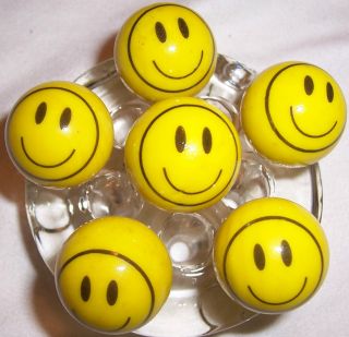 Marbles 1 Cute Bright Yellow Smiley Face Shooter Shooters