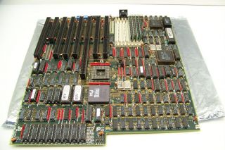   Cache 386 AT REV.B Vintage Motherboard w/ CPU Intel i386 & 4Mb Memory