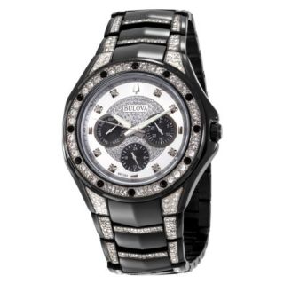   100 % authentic bulova new bulova men s crystal bracelet watch 98c102