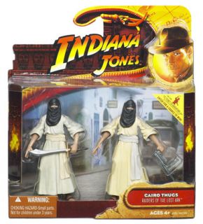 Indiana Jones 2 Cairo Thugs Deluxe Raiders of The Lost Ark 3 3 4 in 