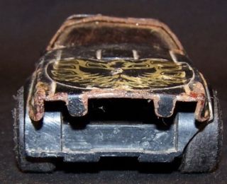  Buddy L Black Pontiac Firebird w Gold Emblem on Hood Missing Bumper 
