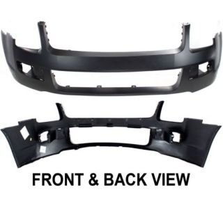 New Bumper Cover Front Primered Ford Fusion 2009 2008 2007 Auto 