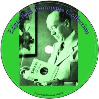 Edgar Rice Burroughs Collection   22 audio books on 1 DVD (audio  
