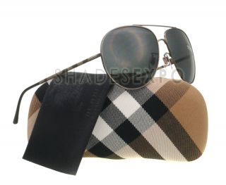 New Burberry Sunglasses Be 3055 Black 1014 87 BE3055 60mm