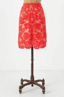 Anthropologie Sunblaze Lace Skirt by Yoana Baraschi 0 2 4 6 8 10 12 14 