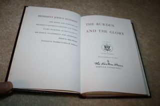 Easton Press John F Kennedy JFK Burden Glory Leather Library 