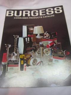 Vintage Burgess Product Catalog Vintage Flash Light Battery Catalog 