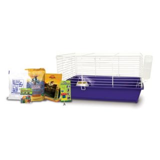 Ware Mfg Home Sweet Home Guinea Pig Cage Starter Kit with SunSeed Food 