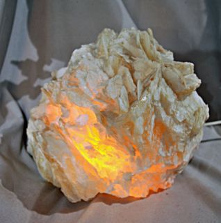 calcite angel wing calcite crystal lamp mexico