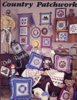 Country Patchwork Dale Burdett Cross Stitch Pattern  30 Days To Shop 
