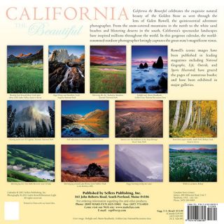 California Beautiful 2012 Calendar   Landscape, Travel  ON SALE