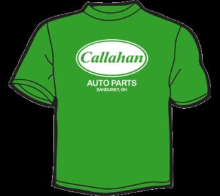 Callahan Auto Parts T Shirt Womens Size Tommy Boy Movie