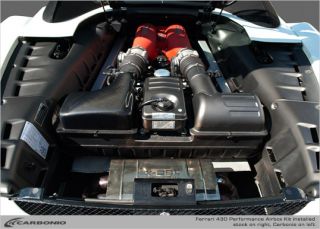 Ferrari F430 Carbon Fiber Airbox Covers CF FERAB430