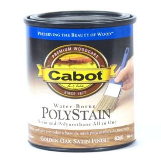 cabot water borne polystain combines beautiful stain and durable 