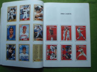   Complete Set in Pictures TOM GLAVINE/KEN CAMINITI RC Baseball Book