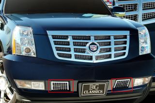 07 12 Cadillac Escalade Tow Hook Cover, Factory Style Truck SUV Grille 