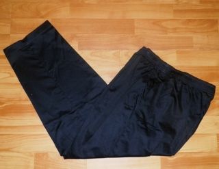 Cabin Creek Womens Navy Elastic Waist Twill Pants Size 14P NEW