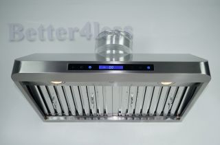 30 Under Cabinet Stainless Steel Range Hood Stove Vent AK B R01 30 