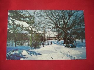 East Bay Camp Lake Hudson Bloomington Illinois Postcard