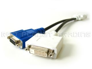 dell x2026 dual monitor cable kit dvi d and vga cables guaranteed 