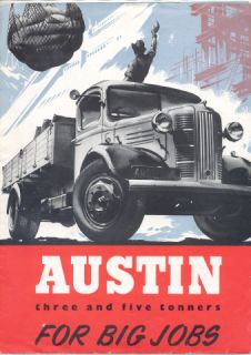   TON TRUCK   1940s / 1950s Post War   Sales Flyer / Brochure