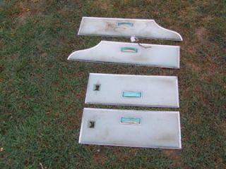 1960 Cadillac Fleetwood Only Door Panel Center Inserts with Trim 60 