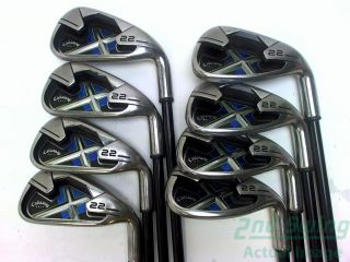  irons ladies headcovers lefties complete sets new callaway x 22 iron 