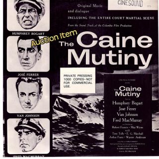 The Caine Mutiny Ultra RARE Limited Edition 1970 LP Soundtrack Album 