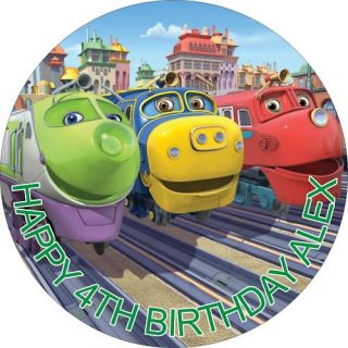 Chuggington Rice Paper Birthday Cake Toppers
