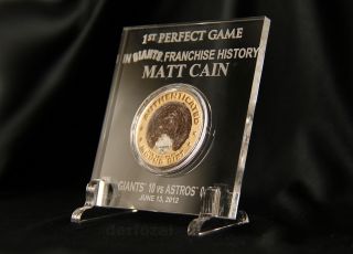 Matt Cain Perfect Game Pitching Mound Dirt San Francisco World Series 