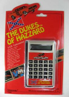 Dukes of Hazzard Calculator Near Mint on Card 1981 204