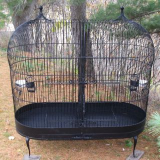 High End Custom Large Bird Cage with Dual Compartments