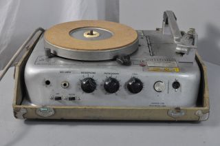 Califone Commentator 12GW Portable Record Player Parts Repair