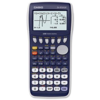 Casio Graphing Calculator FX 9750GII Navy Blue With USB Cablle