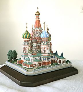    Replica of St Basils Cathedral in Moscows Red Square Danbury Mint