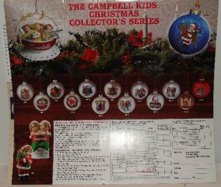 Campbell Kids Calendar from 1989 & 1994 . 1989 features Campbell Kid 
