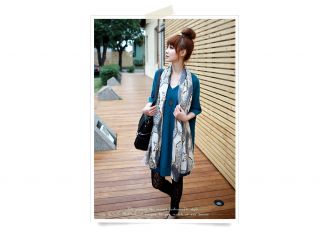E15417NEW Baggy Women V Neck Kimono Sleeve Knit Tunic